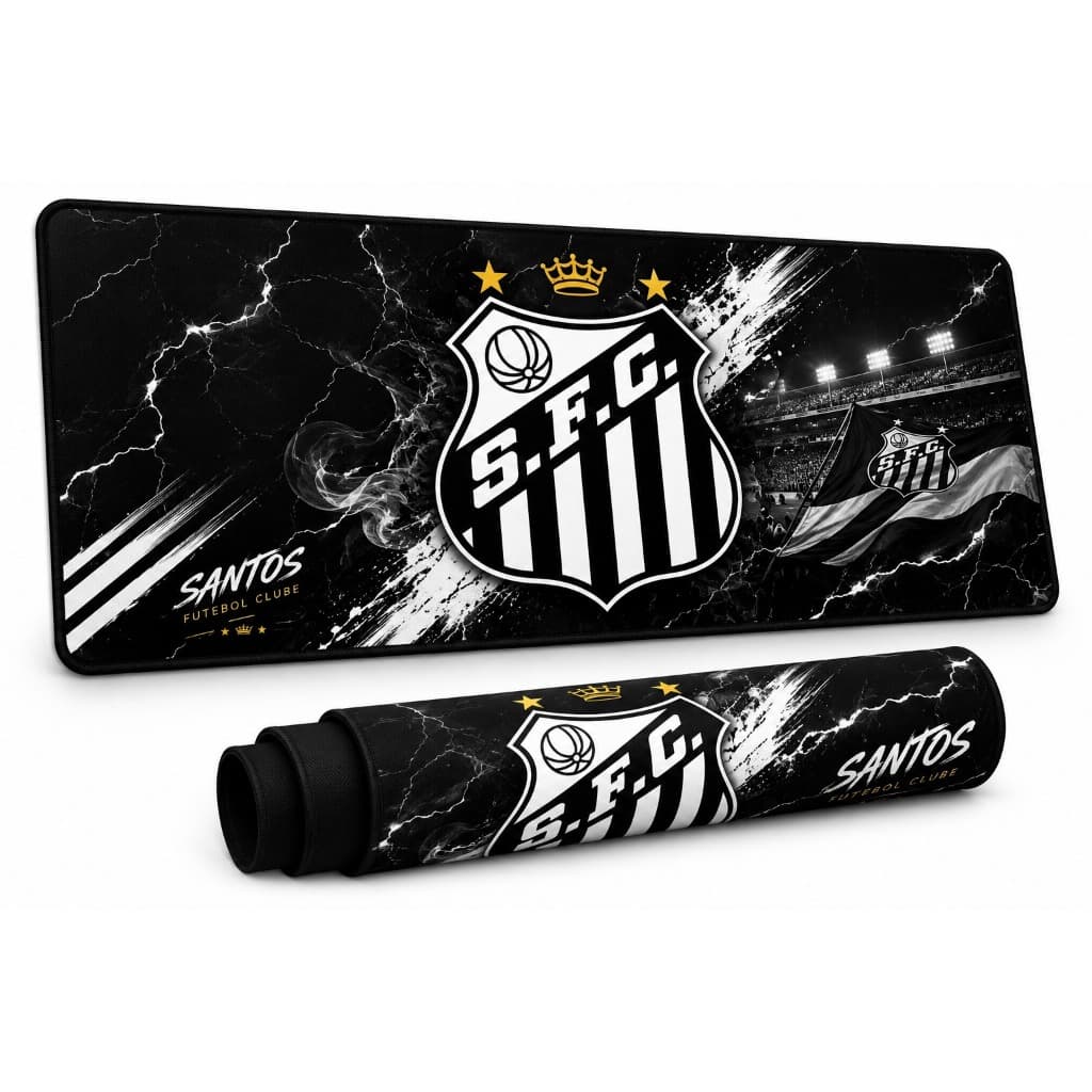 Mousepad 90x40cm Gigante Desk Ped Setup Gamer Antiderrapante Times Brasileiros