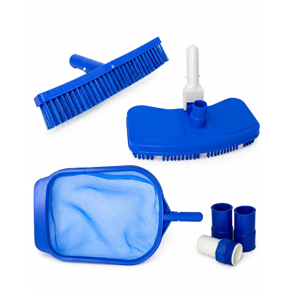 Kit Acessórios Completo Para Limpeza De Piscina 6 Peças