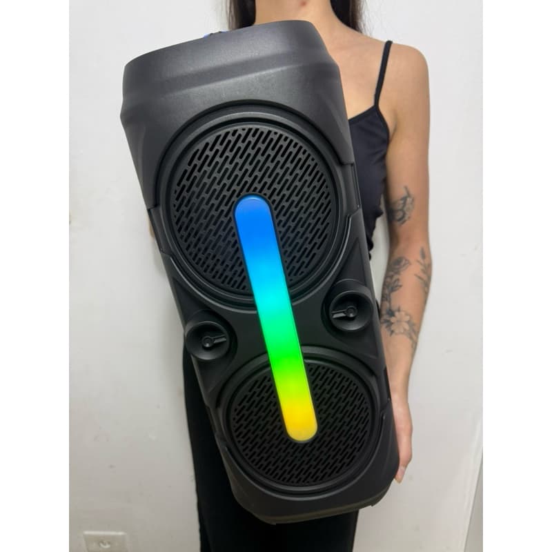 caixa de som 5000w 60cm super alta 2 falante bluetooth rádio usb