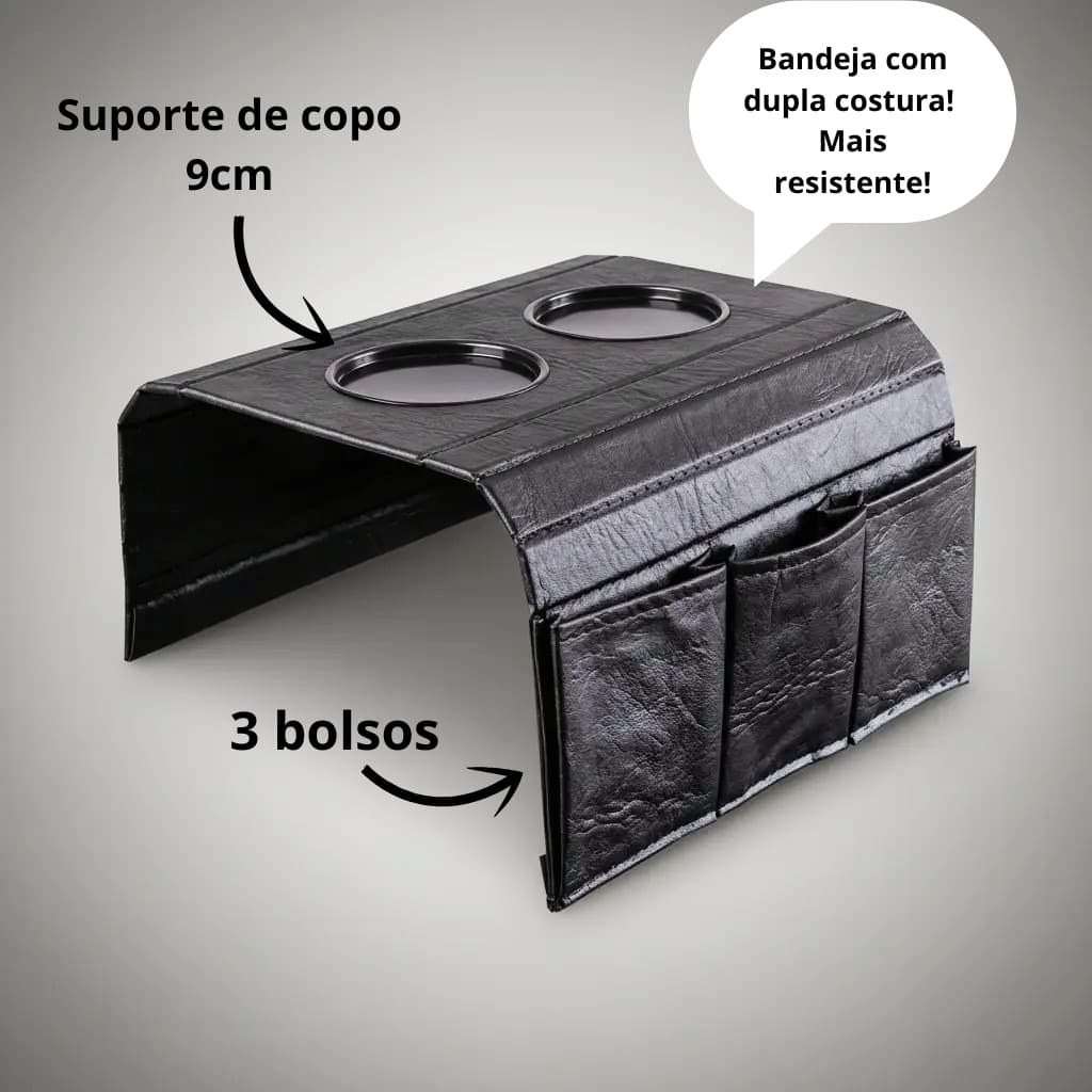 Bandeja Esteira Protetor P/ Braço De Sofá Costurada Colorida