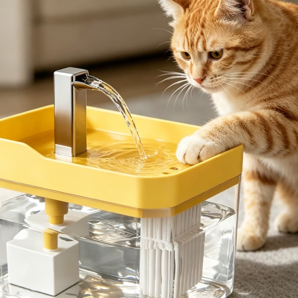 KIT FONTE Bebedouro Gatos e Cachorro Automática Bebedouro Gato Bombinha Aquario 1500ML
