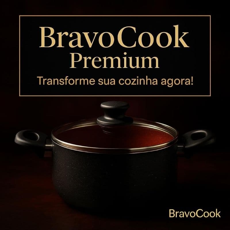 BravoCook — A caçarola que transforma sua cozinha em um espaço saudável e prático