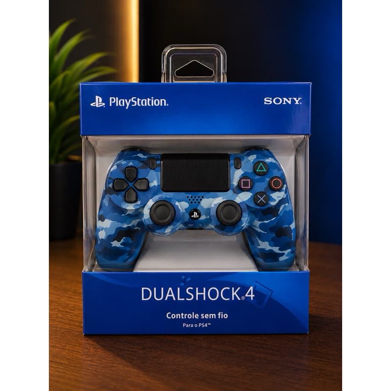 Controle PS4 DualShock 4 Sem Fio Bluetooth Joystick Compatível com PC Celular Televisão e PS4