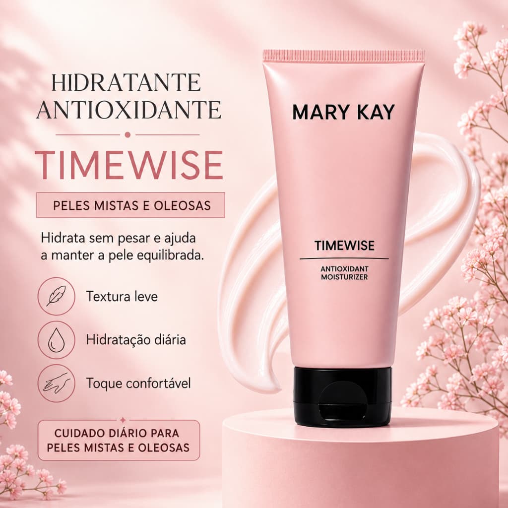 Hidratante Antioxidante Timewise Mista/Oleosa