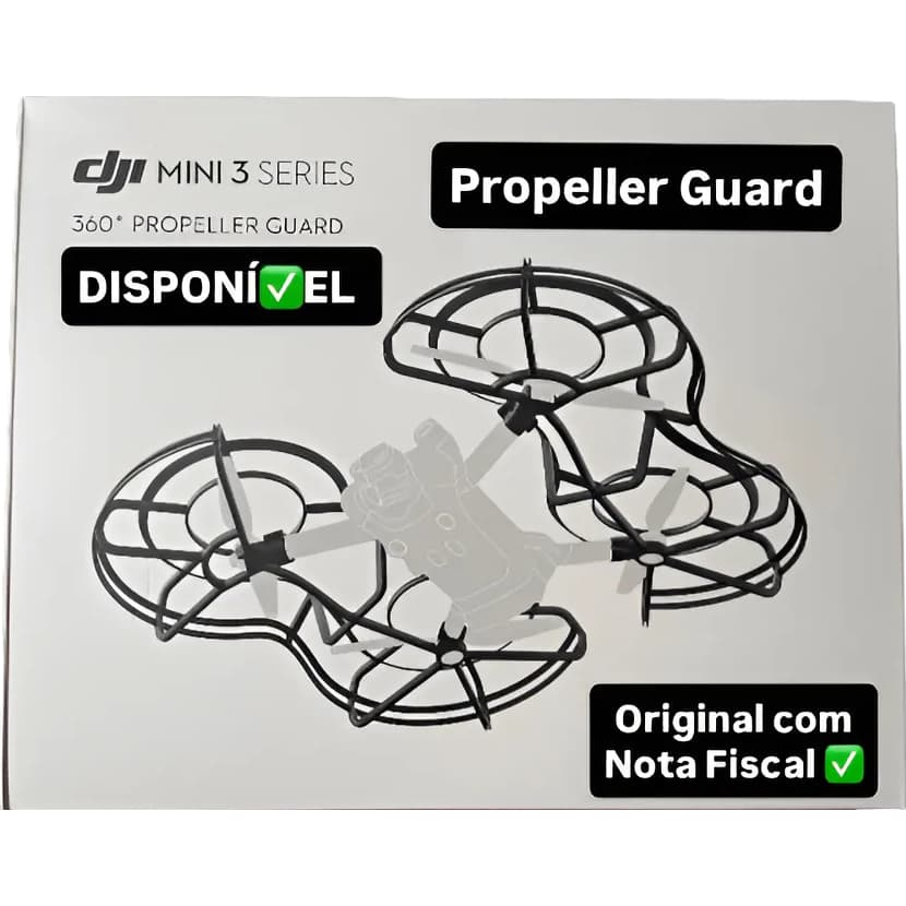 Kit Protetores de Hélices 360 Original Compatível c/Drones Dji Mini 3 / Dji Mini 3 Pro Part Dji1050 Proteller Guard 360º