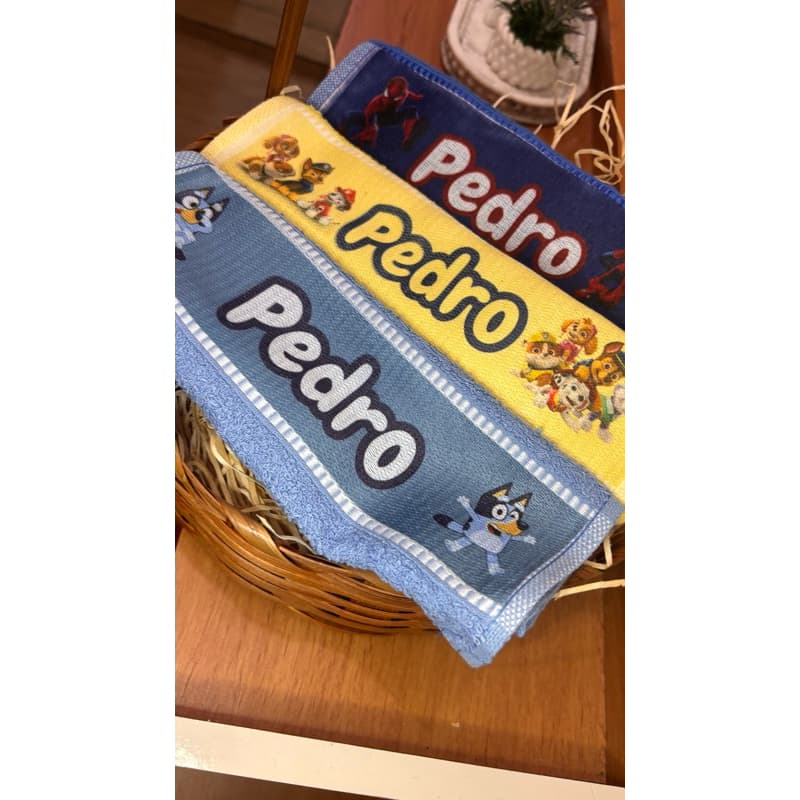 Toalhinha infantil Personalizada | SUBLIMADA