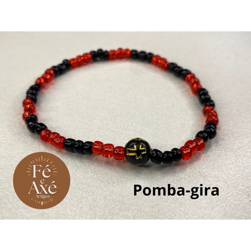 Pulseira de exu pombo gira, umbanda candomblé