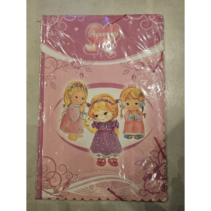 Pasta para documentos Vintage - As Pequeninas - Papelaria rara dos anos 90 a 2000