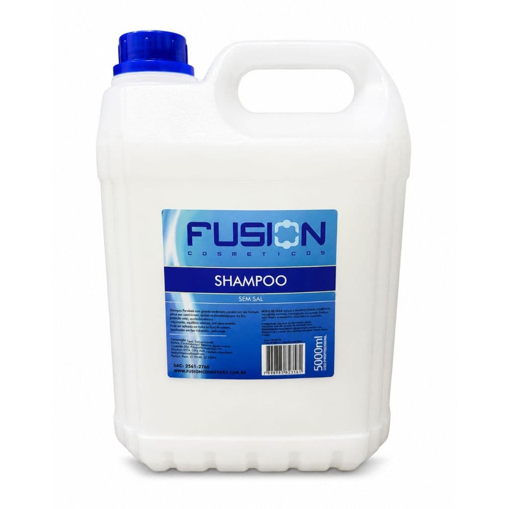 Shampoo 5 Litros Galão P/ Lavatório Fusion Preço De Atacado