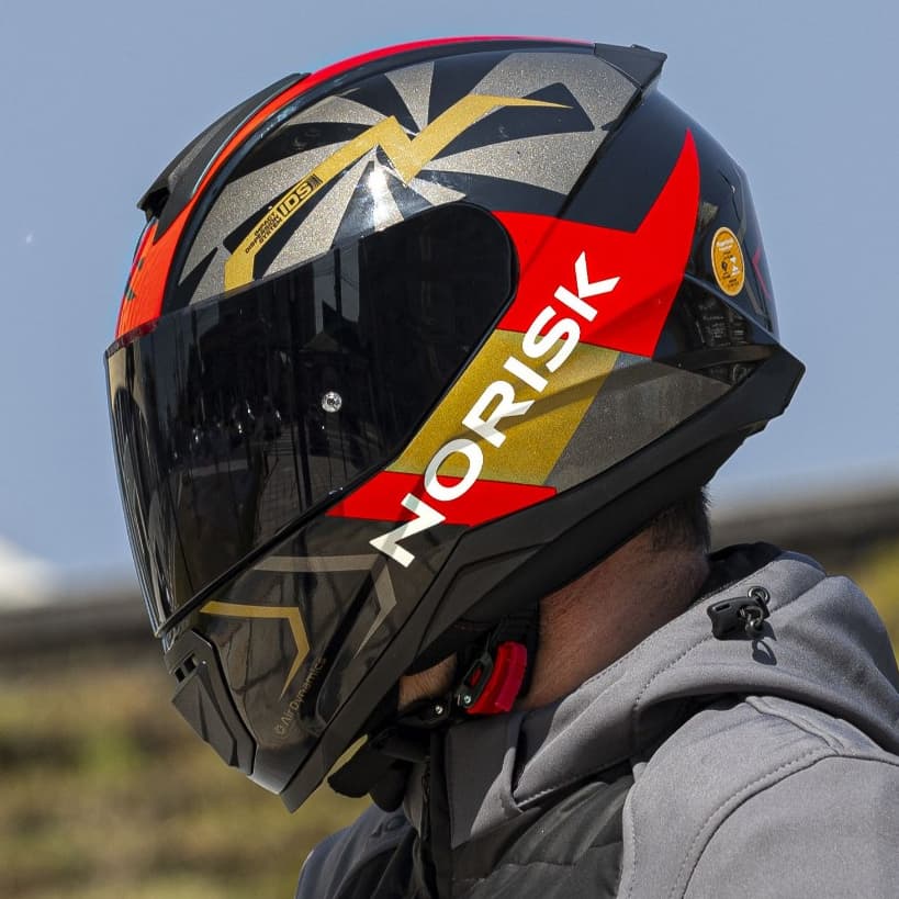 CAPACETE NORIKS RAZOR ORIGINAL GOODSPEED DOURADO VERMELHO MASCULINO FEMININO NOVO ALTA QUALIDADE