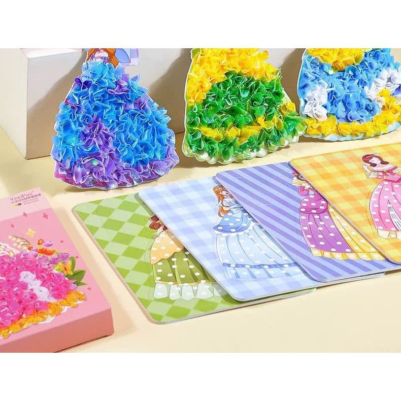 Brinquedo Livro das Princesas Para Colorir e Enfeitar o Vestido