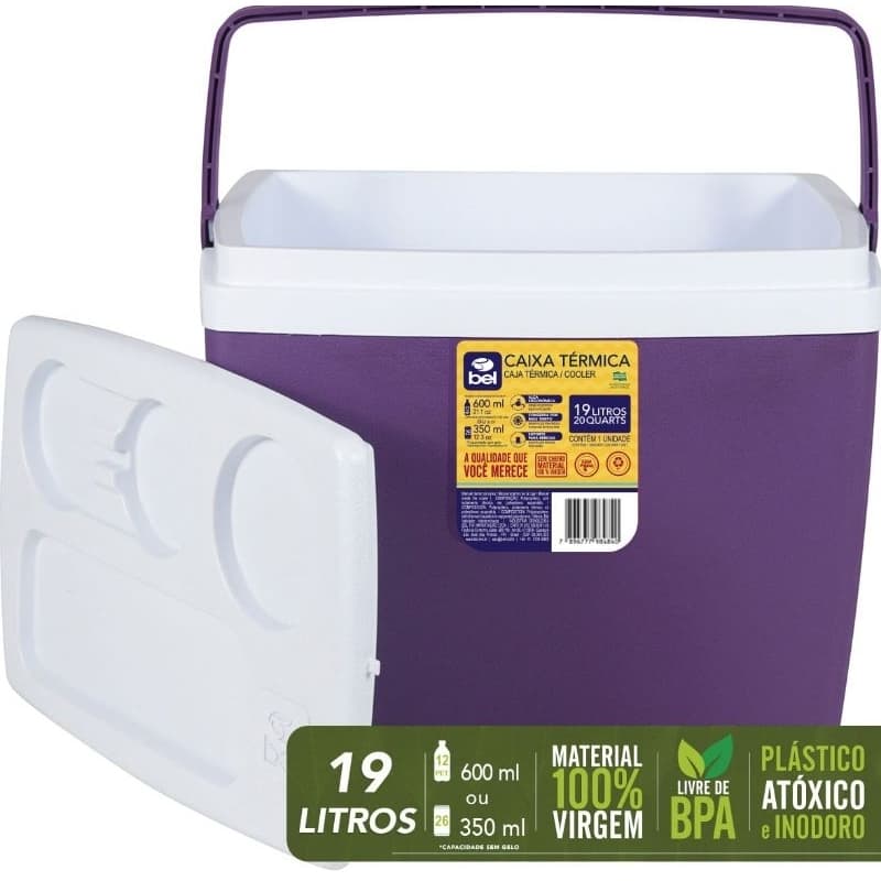 Caixa Térmica 19 Litros Açaí 71909 Bel