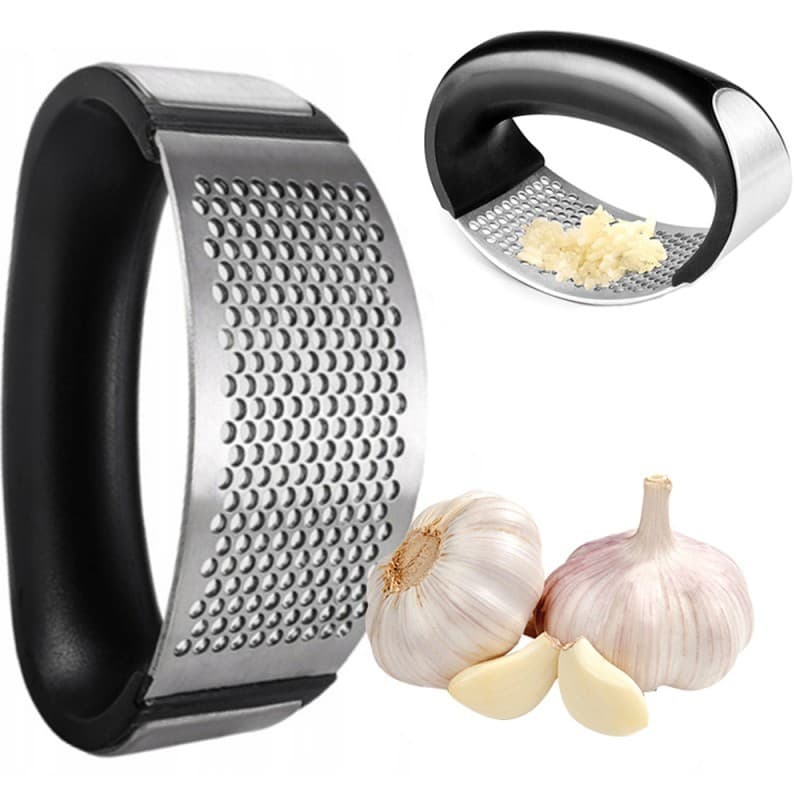 Espremedor de Alho Amassador - Aço Inox e ABS Resistentes