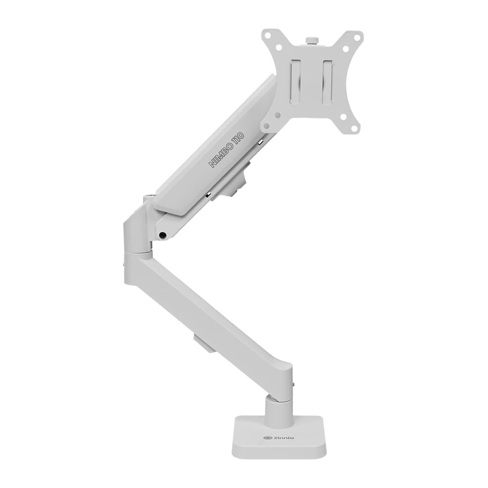 Suporte Articulado Para Monitor 13 a 32 Pistão a Gás Ajustável Zinnia Nimbo 110 Branco