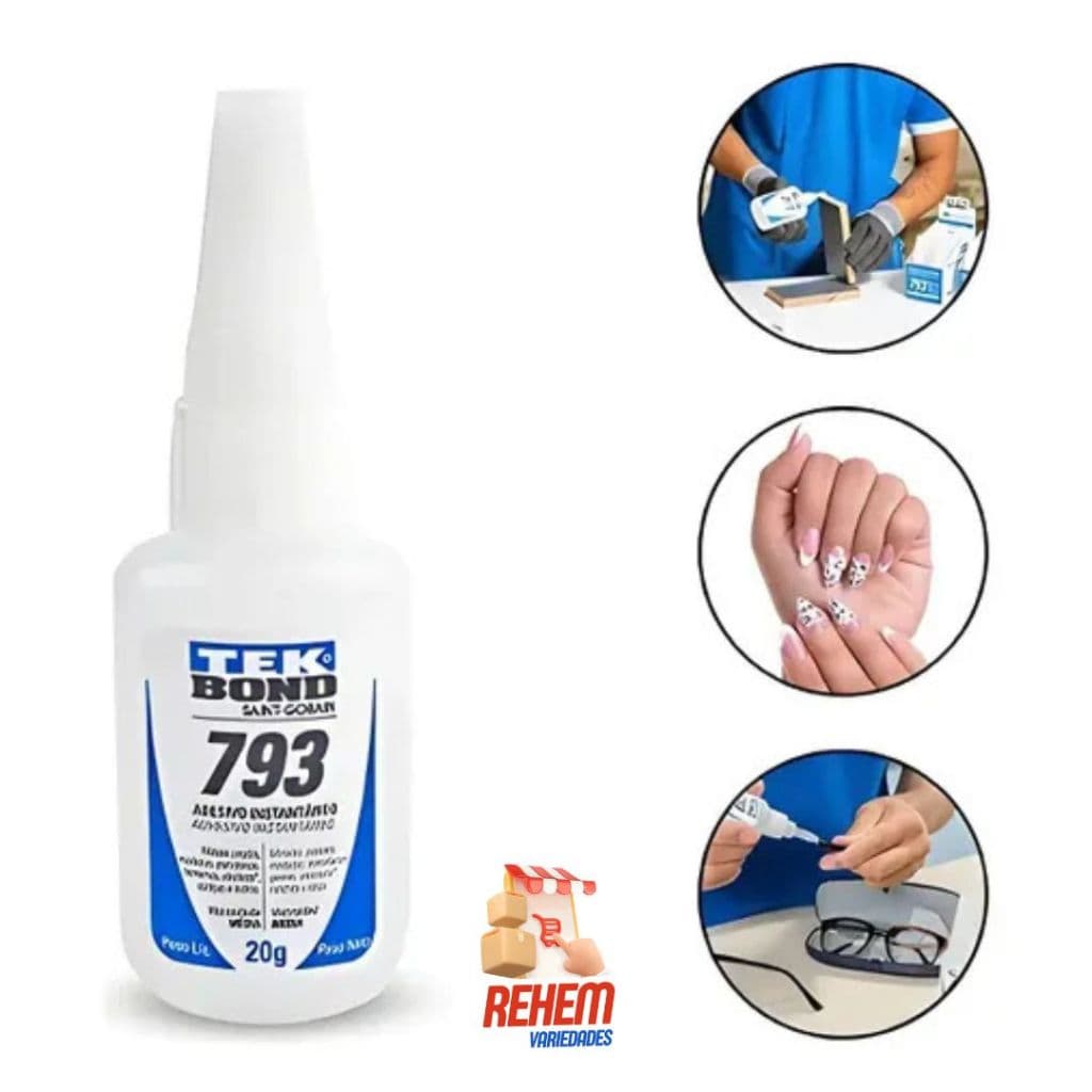 Adesivo Instantâneo 793 Tek Bond – Tubo com 20g