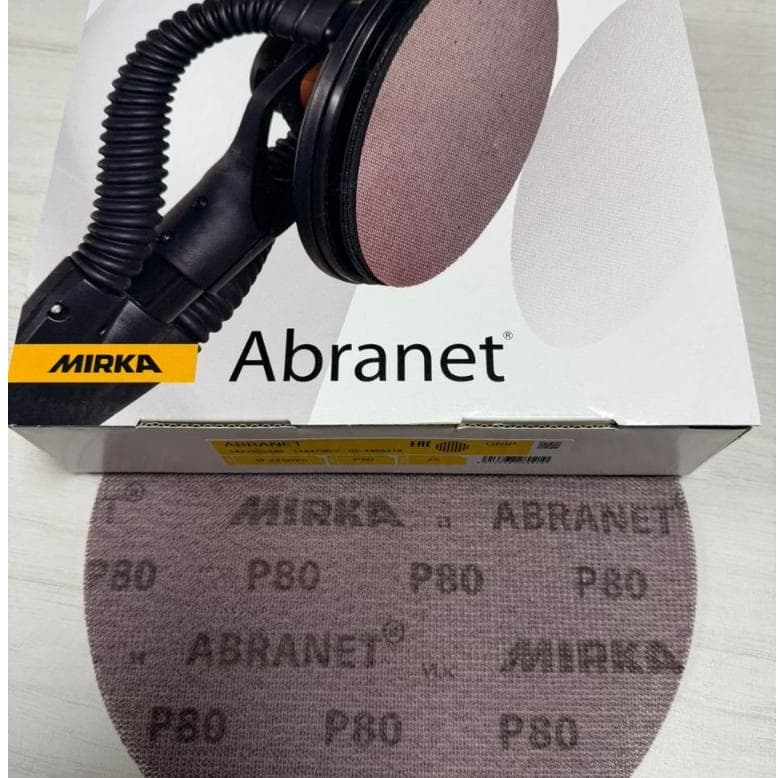Disco De Lixa Abranet Mirka 225mm 9 Polegadas Grão P80 - disco abrasivo de alta performance