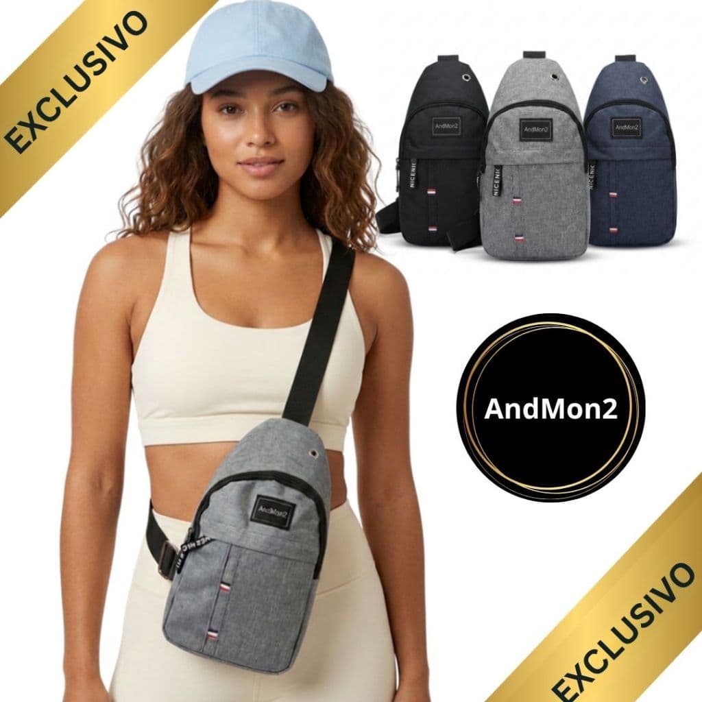Bolsa Tiracolo Transversal Shoulder Bag Costas de Peito Impermeável Pochete Masculina Feminina