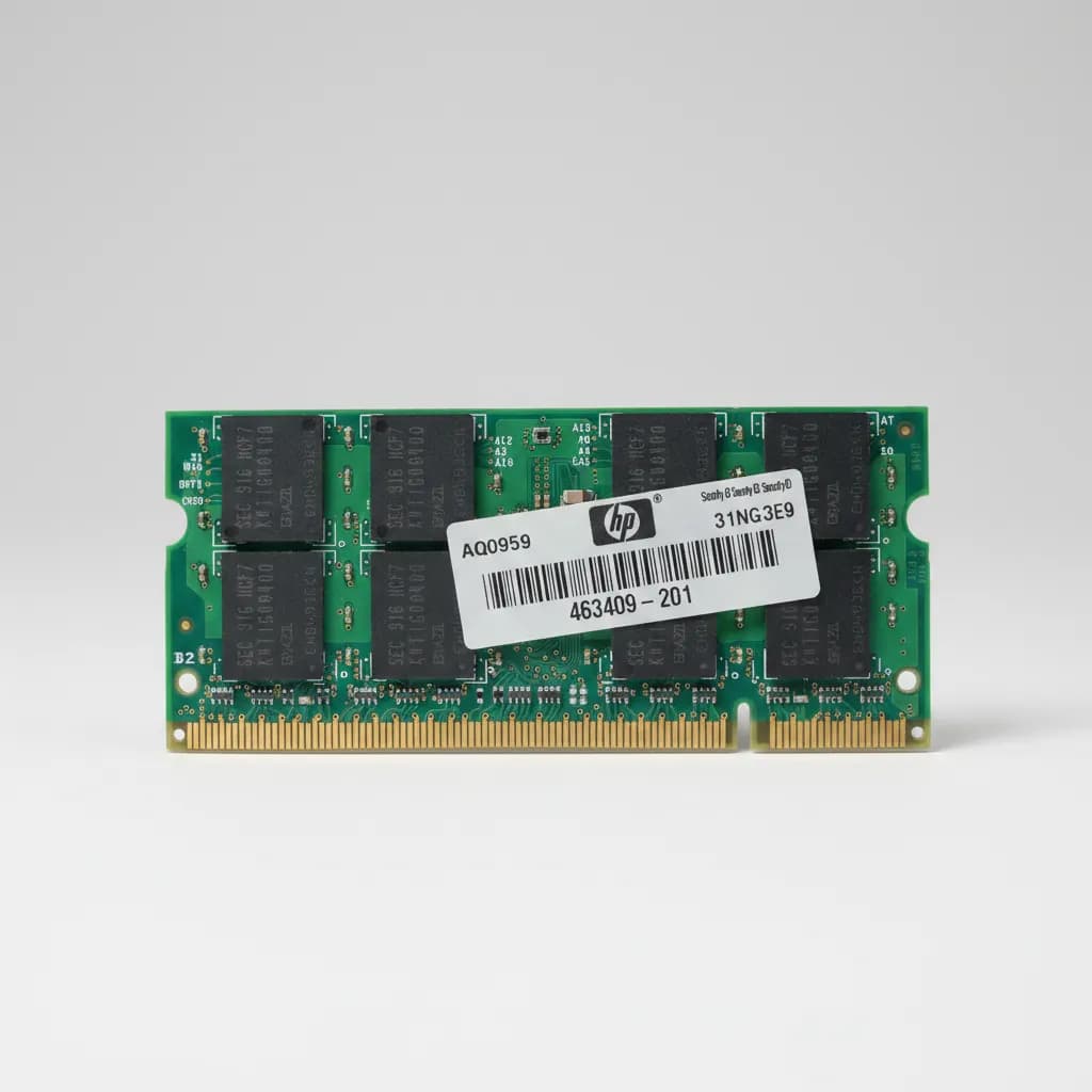 Memória RAM Original HP Hewlett-Packard Smart DDR2 2 GB PC2-6400S 800 MHz para Notebook Laptop All-In-One PC