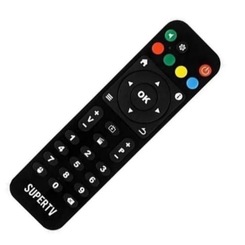 controle remoto supertv- black x/blue x/red sky-9078
