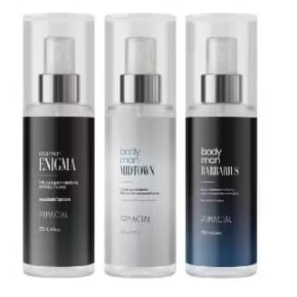 kit 03 BODY SPLASH MASCULINO ENIGMA 200ML - PERFUME AMADEIRADO FRESCO