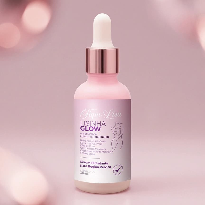 Serum Intimo Feminino Clareamento Virilha Axila Glow Hidratação Acido Hialuronico Niacinamida 30ml