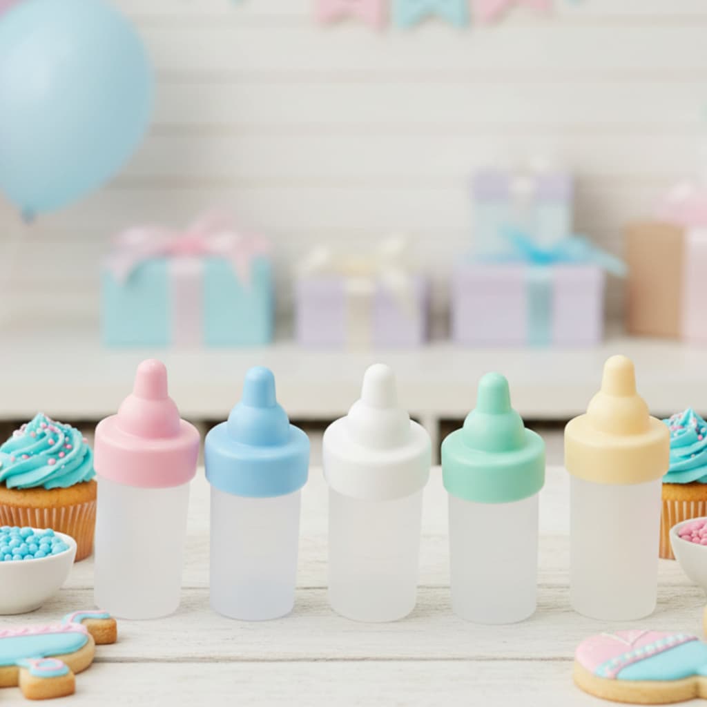 Kit 200 Mini Mamadeiras Lembrancinha chá de bebê