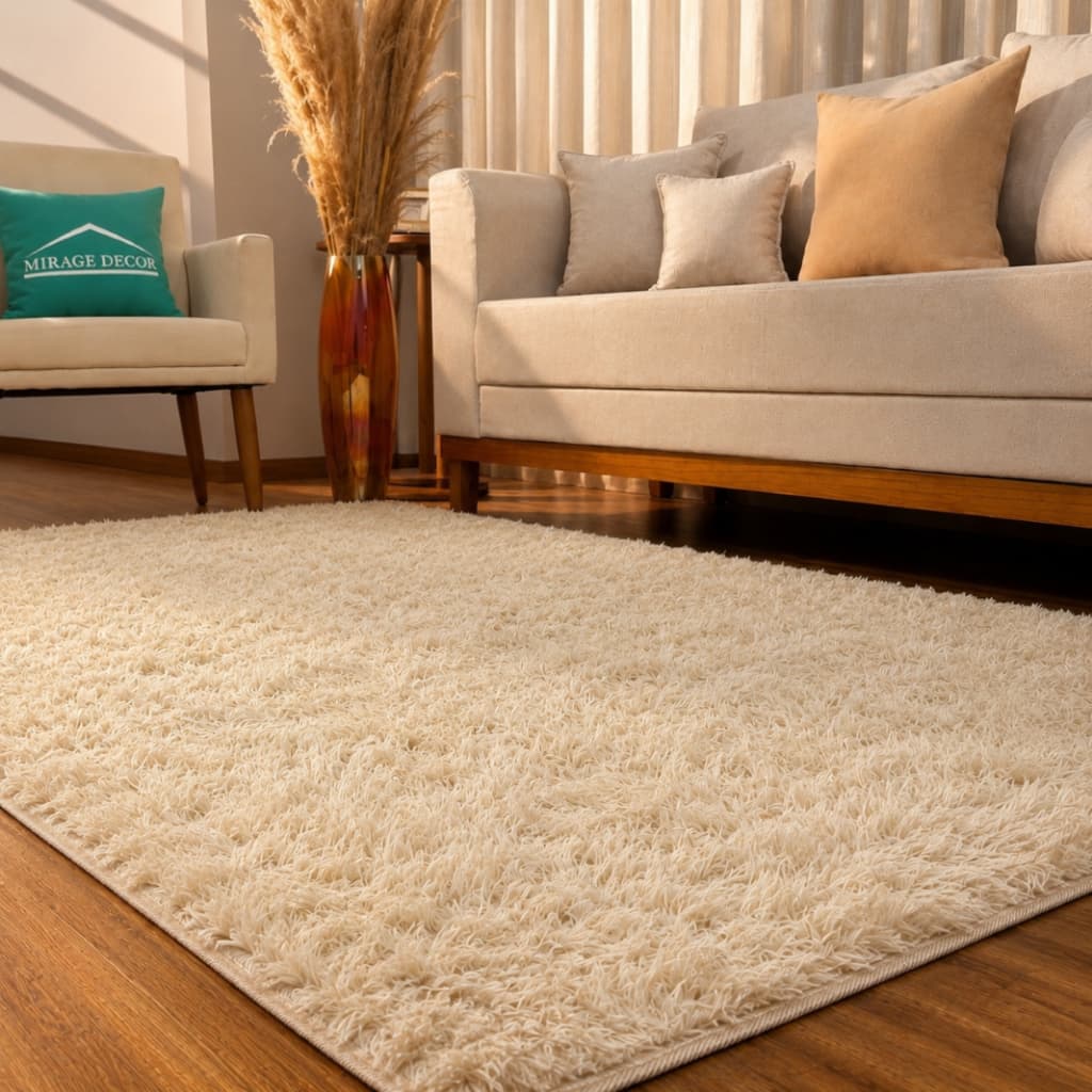 Tapete Peludo 2,00m x 1,40m para Sala e Quarto Luxuoso