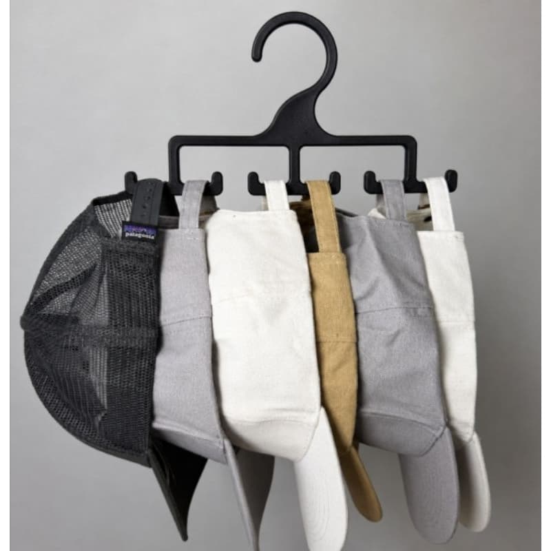 Organizador de Bonés Premium 6 Lugares | Cabide Porta Bonés Anti-Amassado para Guarda-Roupa