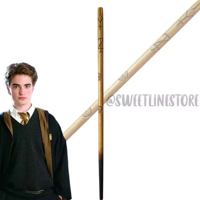 VARINHA ARTESANAL CEDRICO DIGGORY SAGA HARRY POTTER EM BISCUIT