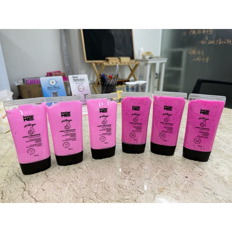 Kit 6 Better Me Pitaya 3 Esfoliantes + 3 Hidratantes Corporal e Facial 150g Mini Atacado