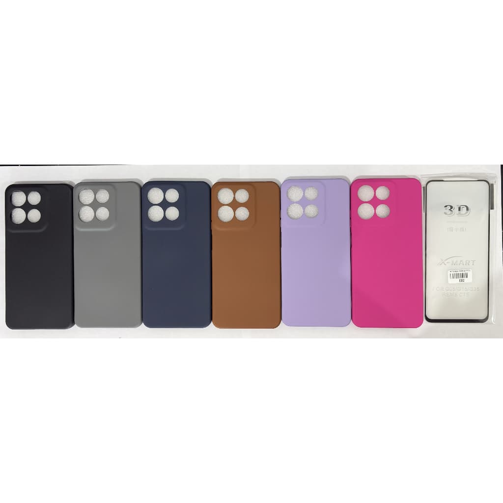 Capa compatível com Motorola Moto G17 Aveludada Película 3D Incluso