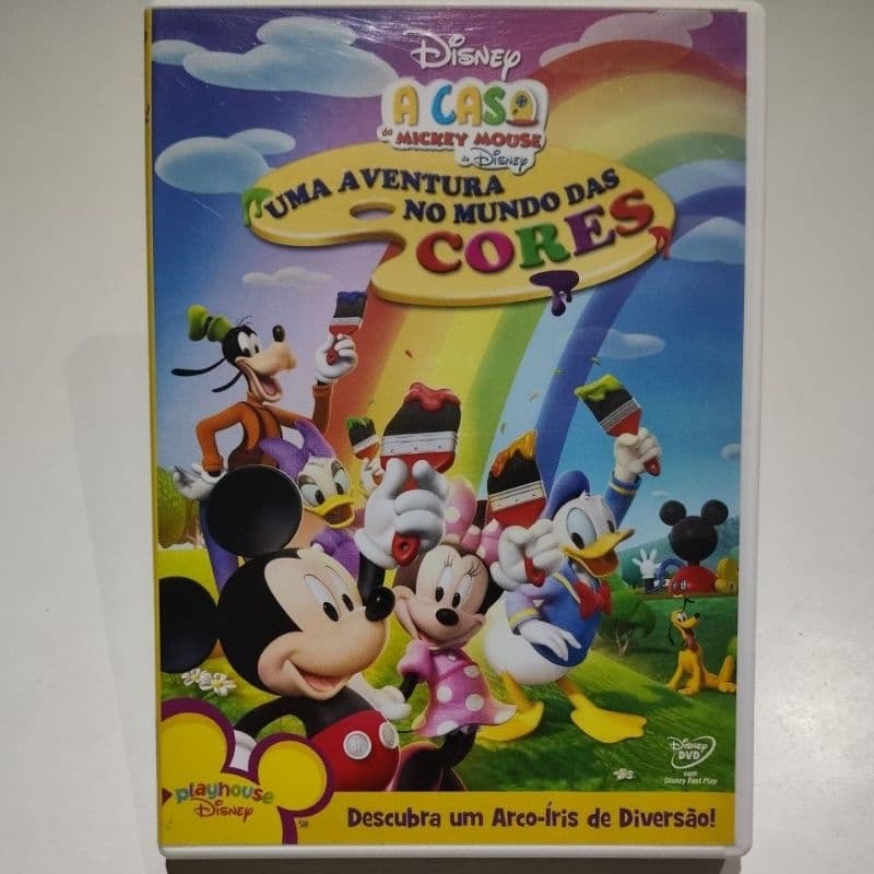 Dvd A Casa do Mickey Mouse Uma Aventura no Mundo das Cores