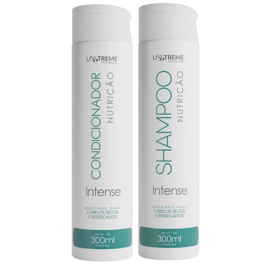 Kit Shampoo + Condicionador Nutrição Intensamente 300ml LissTreme Home Care