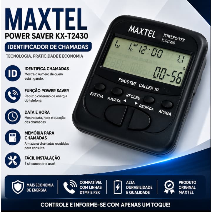 Bina Identificador De Chamadas Maxtel-zk20
