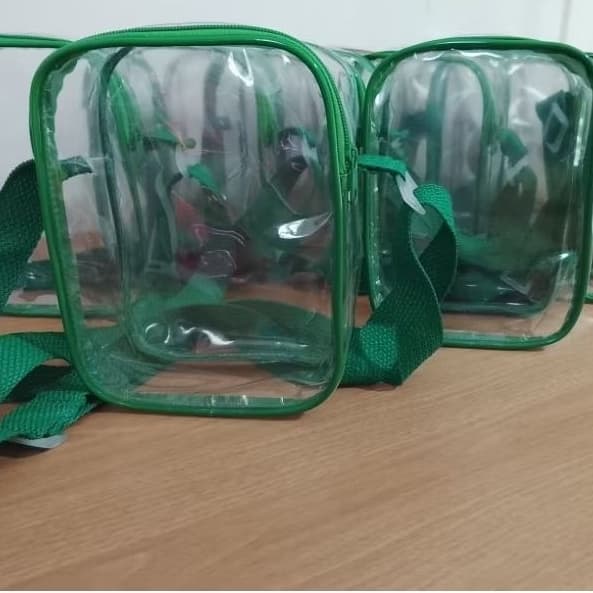 shoulder bag transparente para lembrancinhas de aniversário
