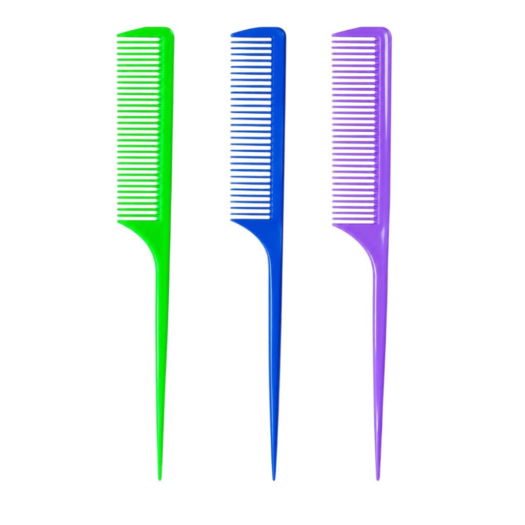 24 Pentes Cabo Fino Profissional Resistente Colorido Uso Diário Modelagem de Cabelos Salão Barbearia