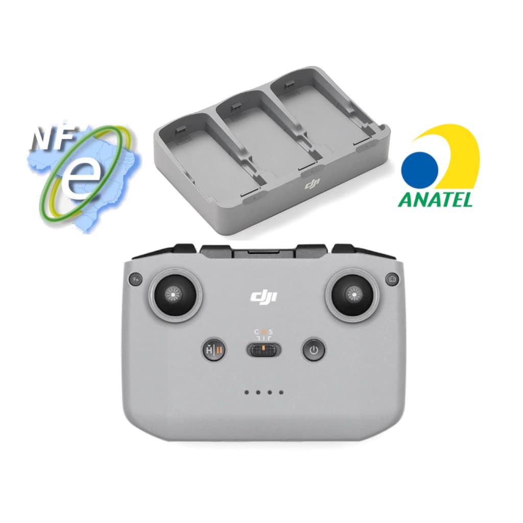 Rádio controle DJI RC-N3 + Hub de carregamento para DJI Neo 2, completo, garantia, Nfe