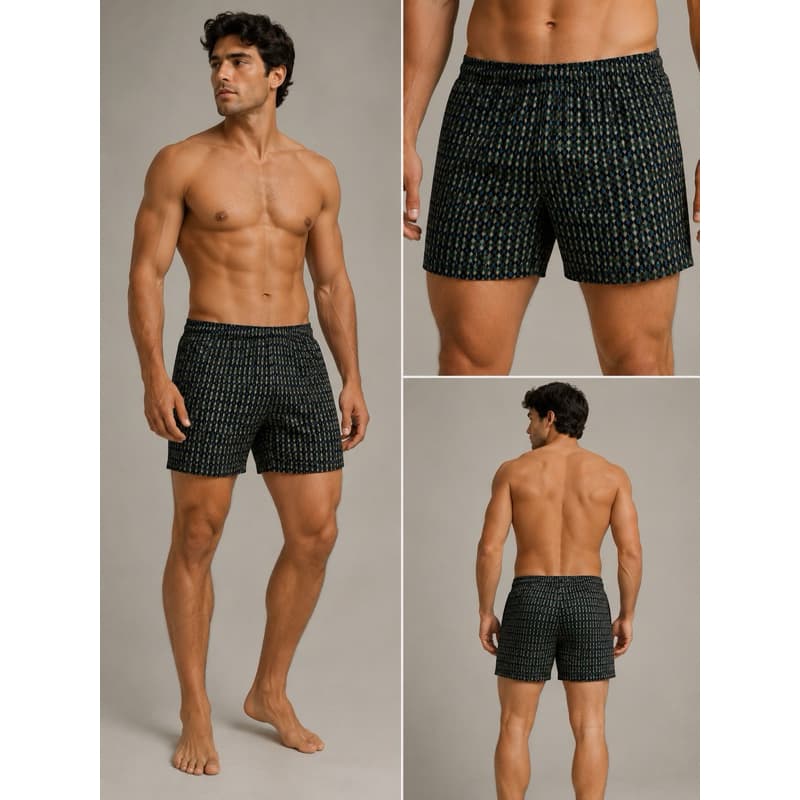 Kit 4 Cueca Samba Canção Masculino Short de Dormir Shortinho Fresquinho e Confortável Pijama