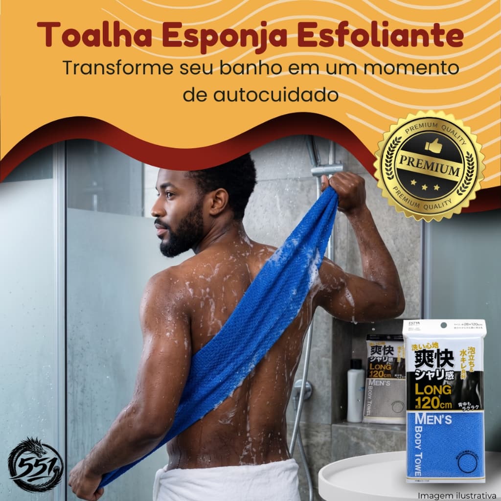 Toalha de Banho de Nylon Tamanho Grande   - 120 cm
