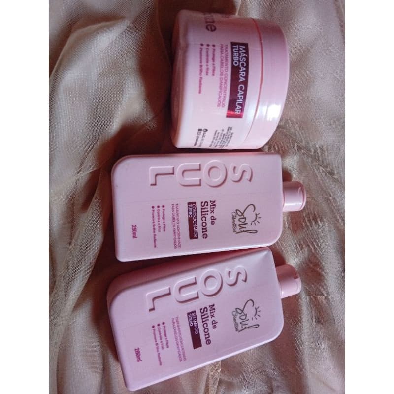 Kit Capilar Turbo Mix de Silicone Soul Cosméticos
