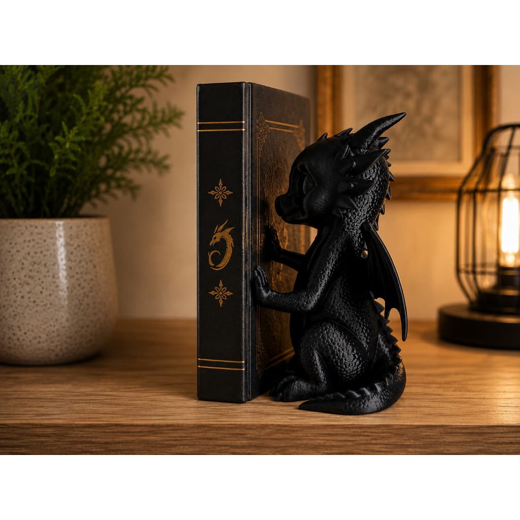 Suporte para Livros Dragão Bebê | Oraganizador de Estantes e Livrarias | Decoração e Fantasia
