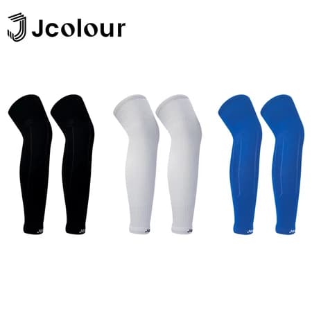 Kit 3 Pares Joelheira Longa Esportiva Jcolour Unissex Masculino e Feminino, Elástica Respirável Suporte Protetor para Co