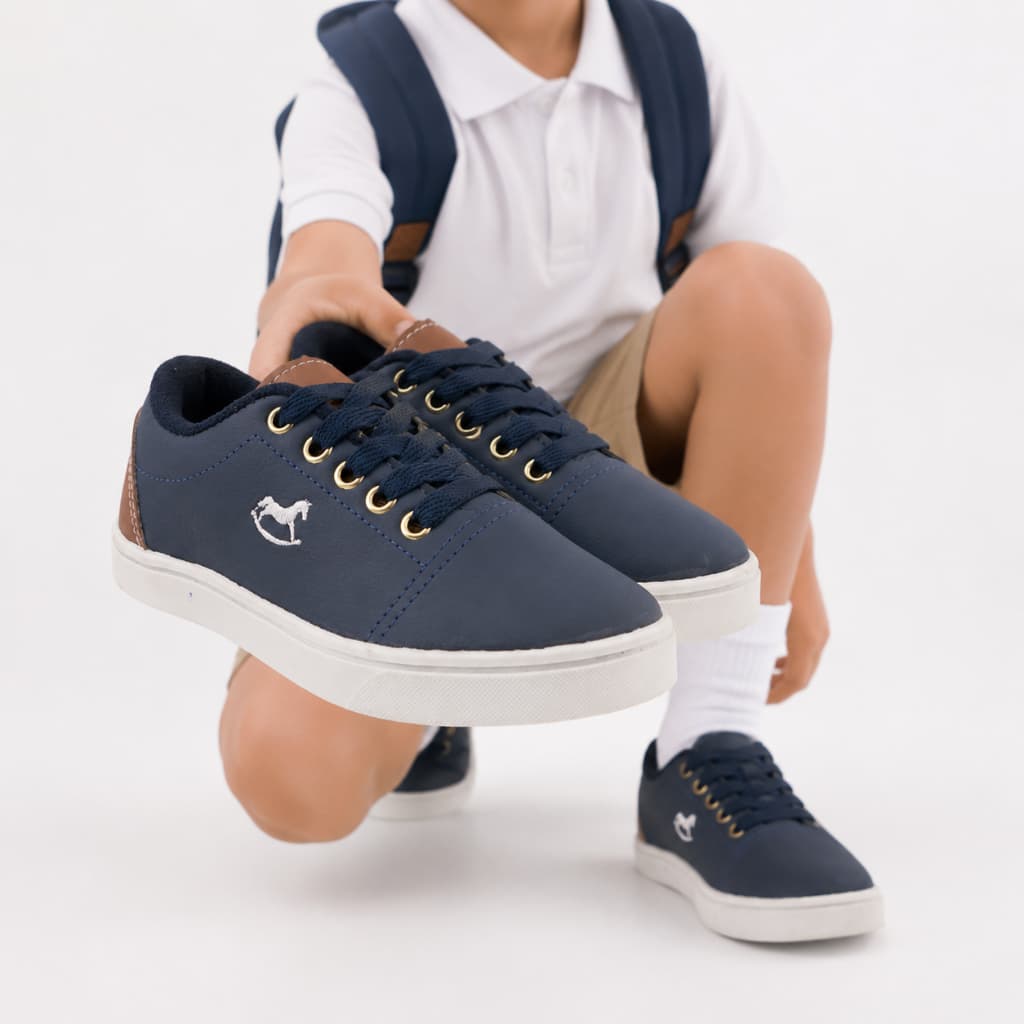 Tênis Casual Estilo Sapatênis Menino | Confortável, Resistente e Perfeito Para Passeios | APROVEITE A OFERTA