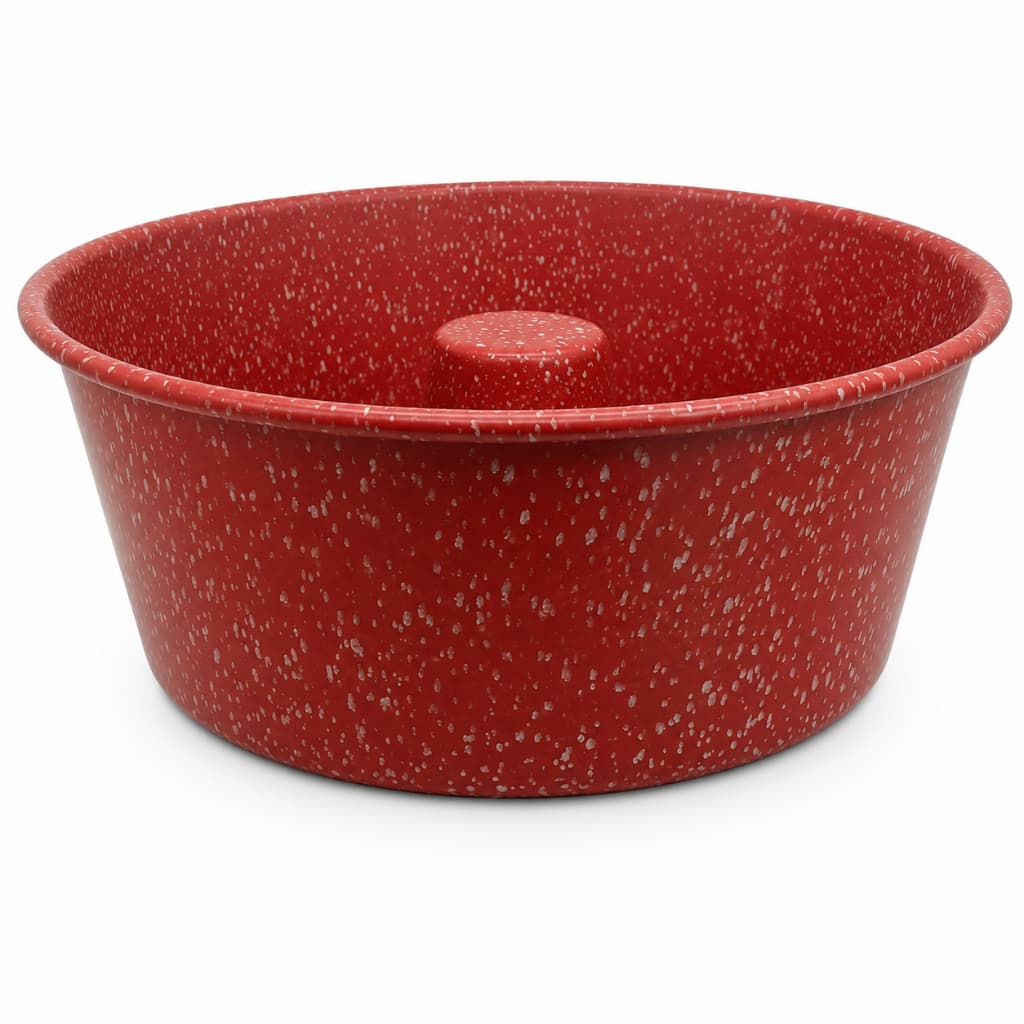 Forma Pudim Bolo Vermelho Antiaderente Redonda Brigareiro
