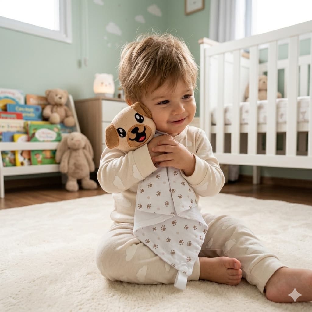 Naninha De Bebe Menino Com Prendedor De Chupeta Paninho Algodão Diversos Bichinhos Miguel Baby