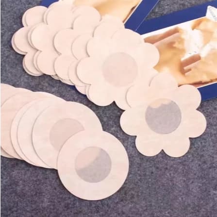 Kit Unidades Tapa-Seios Adesivo Invisível Protetor 7,5cm Diâmetro Ideal para Cobrir Mamilos e Auréolas