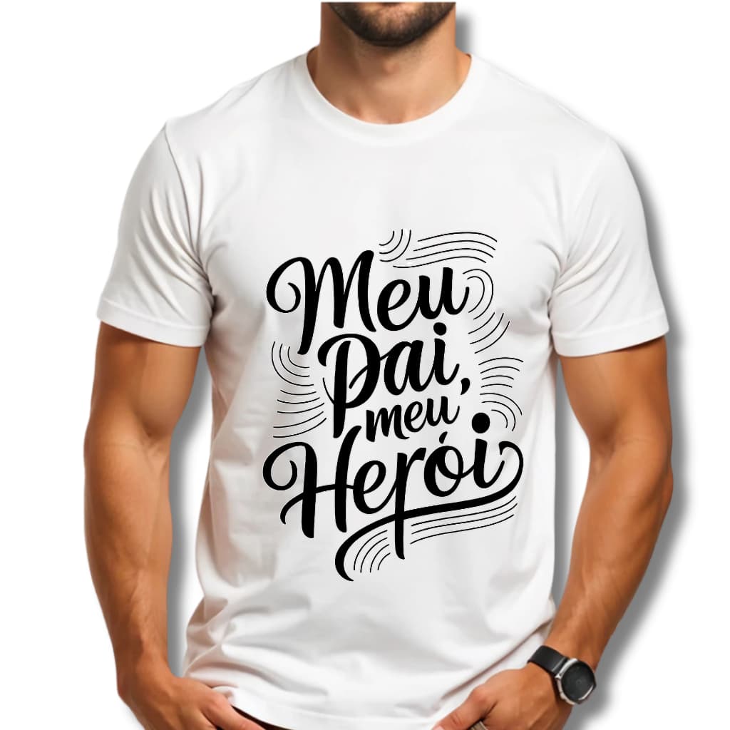 Camisa Dia dos Pais Poliéster ENVIO RAPIDO