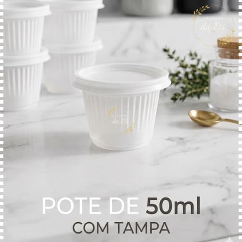 Embalagem Pote Potinho para Café Molho salada COM TAMPA  50ml ketchup Mostarda Maionese