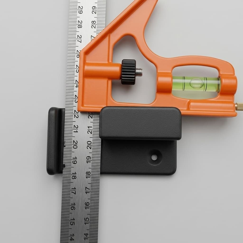 Suporte Esquadro para Ferramentas Oficinas Garagem Minimalista Organização e Acesso Fácil