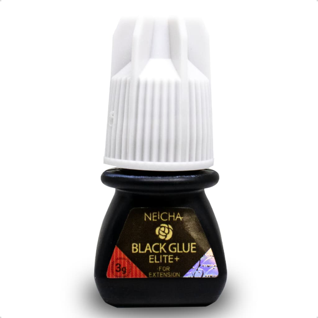 Cola para Extensão de Cílios Neicha Elite 3ml Preta Secagem Rápida Uso Profissional